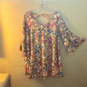 Entro Midi Floral Dress